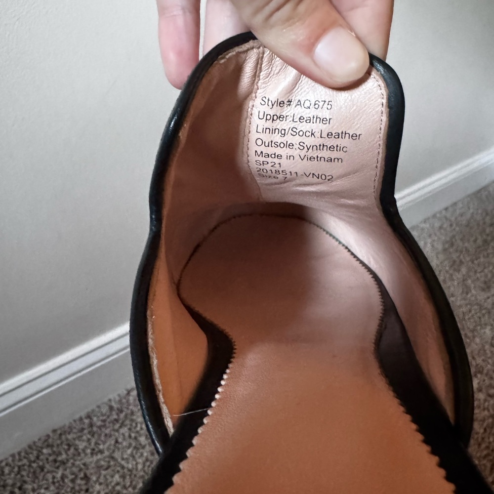 J. Crew Black Leather Clogs - Picture 6 of 7